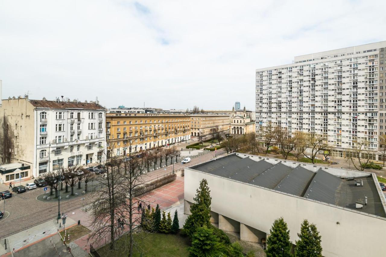Chlodna Sky Blue Aparament Varsó Kültér fotó